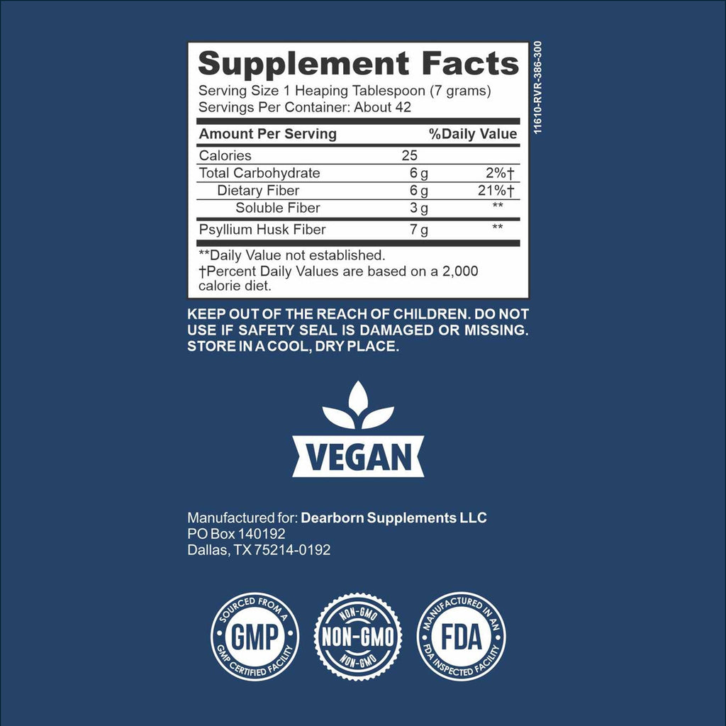 TRTL Psyllium Husk - Powder Formula - 300g